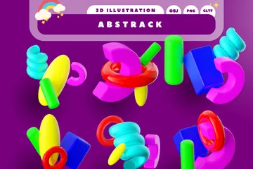 Abstrack 3D Icon Pack