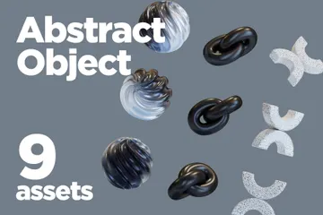 Abstract Object 3D Icon Pack