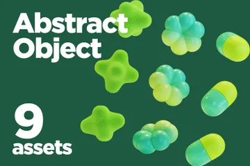 Abstract Object 3D Icon Pack