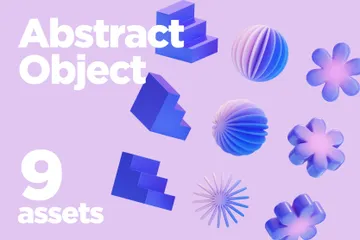 Abstract Object 3D Icon Pack