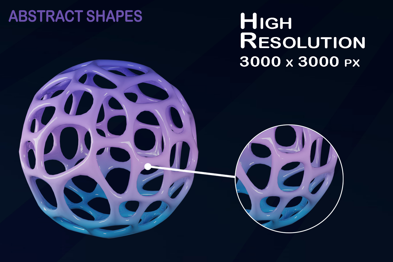 Pack custom mockup 2 - Abstract Shape