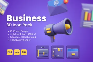 Entreprise Pack 3D Icon