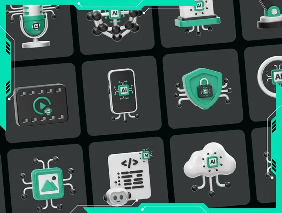 Premium Artificial Intelligence 3D Illustration pack from Science ...