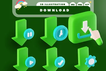 Download Pacote de Icon 3D