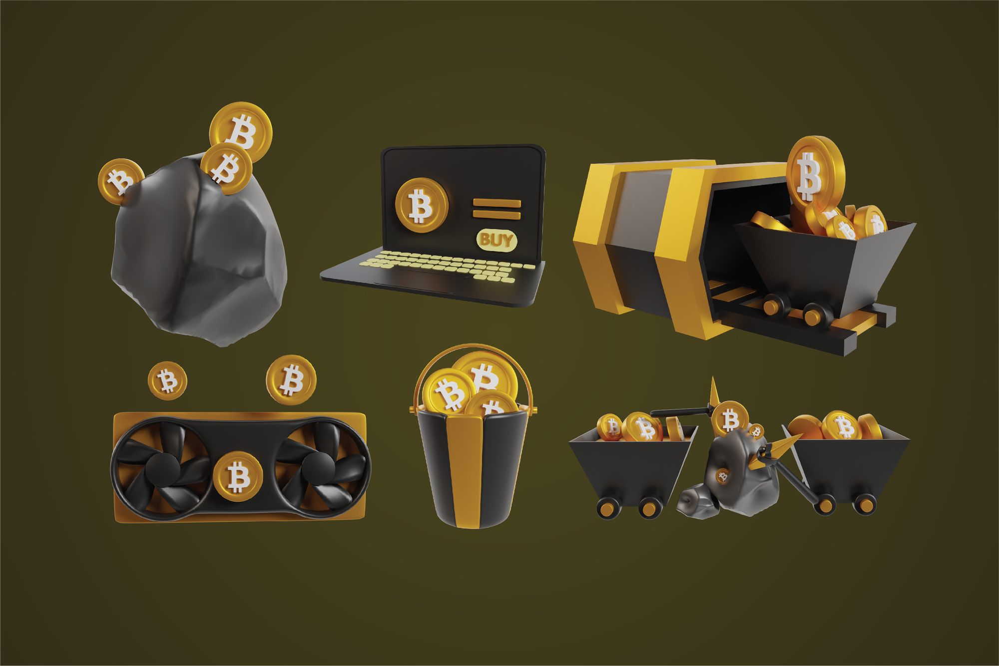 Pack custom mockup 3 - Bitcoin Mining