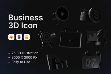 Business 3D Icon Pack