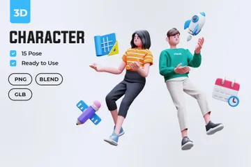 Character 3D Illustration Pack