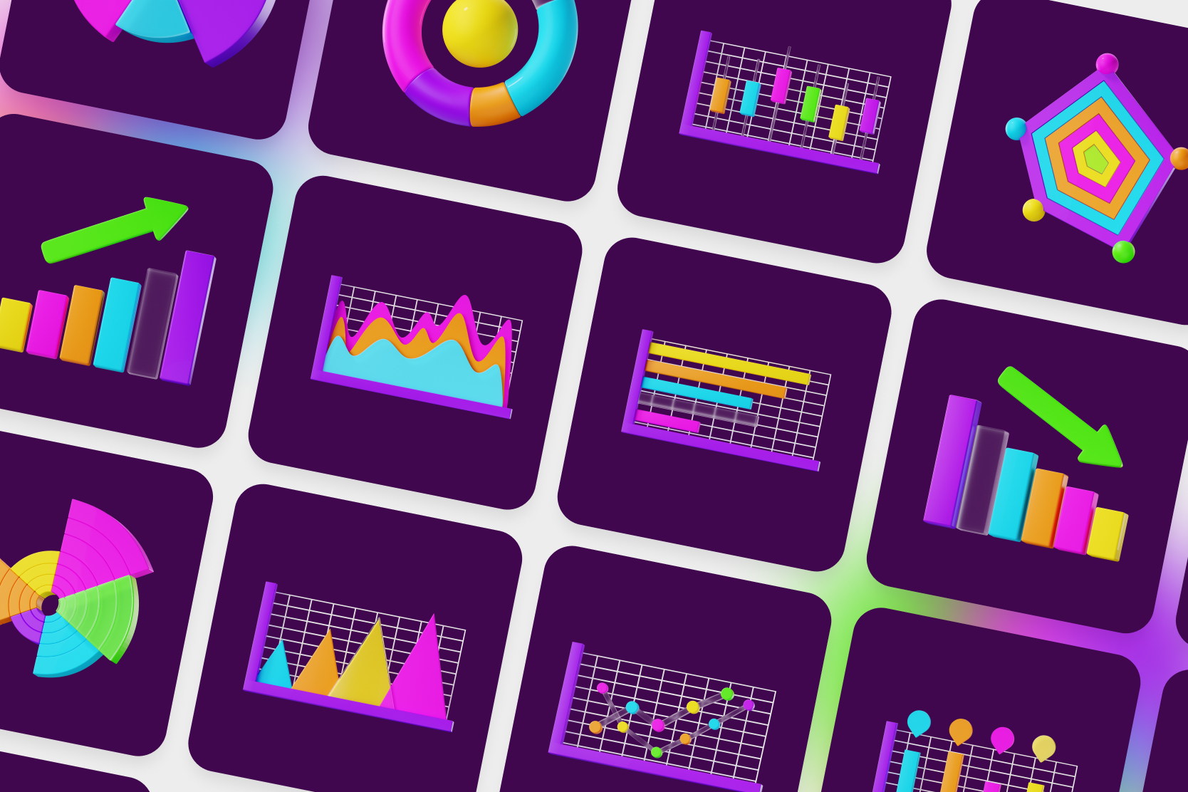 Pack custom mockup 5 - Chart And Statistic
