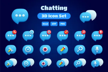 Charlando Paquete de Icon 3D