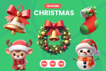 Christmas 3D Icon Pack