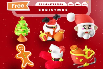 Christmas 3D Icon Pack