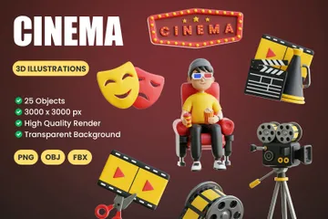 Cine Paquete de Icon 3D