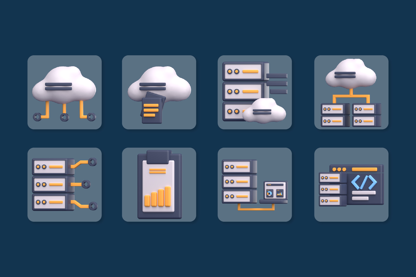 Pack custom mockup 2 - Cloud Computing