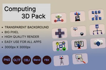 Computing 3D Icon Pack