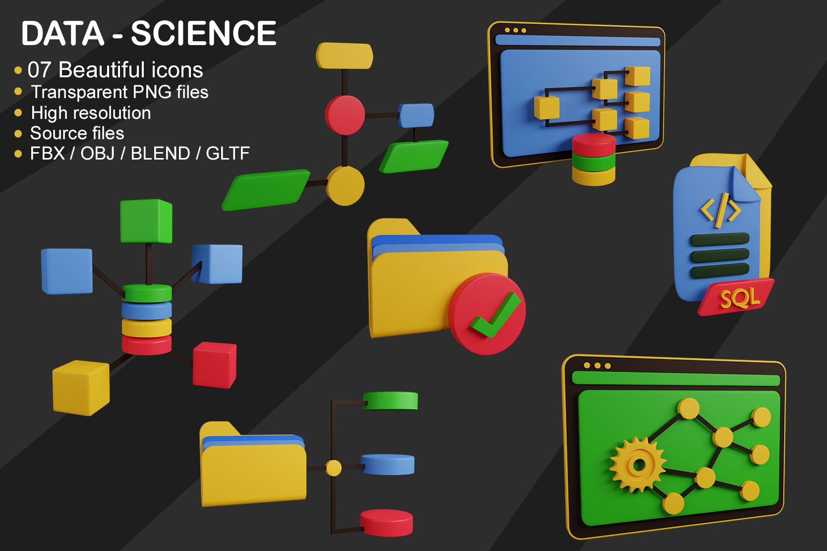 Pack custom mockup 4 - Data Science