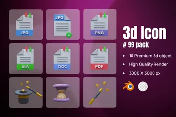 Datei 3D Icon Pack