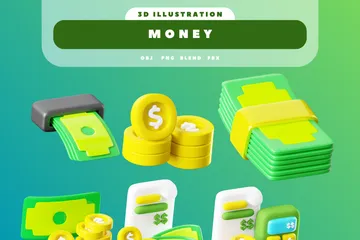 Dinero Paquete de Icon 3D