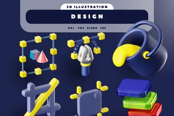 Diseño Paquete de Icon 3D