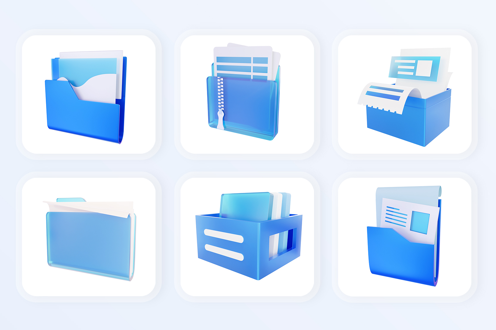Pack custom mockup 3 - Document Folder