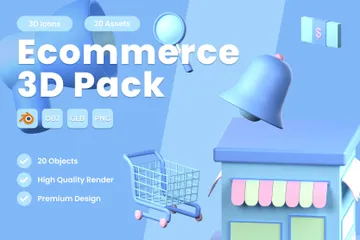 Ecommerce 3D Icon Pack