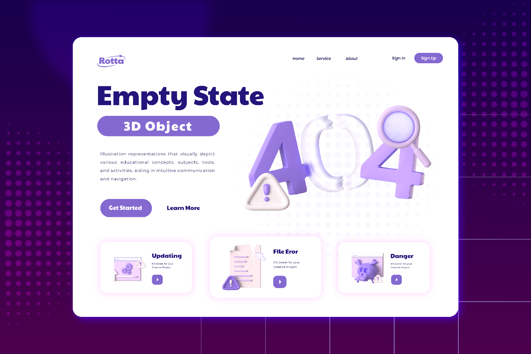 Pack custom mockup 6 - Empty State