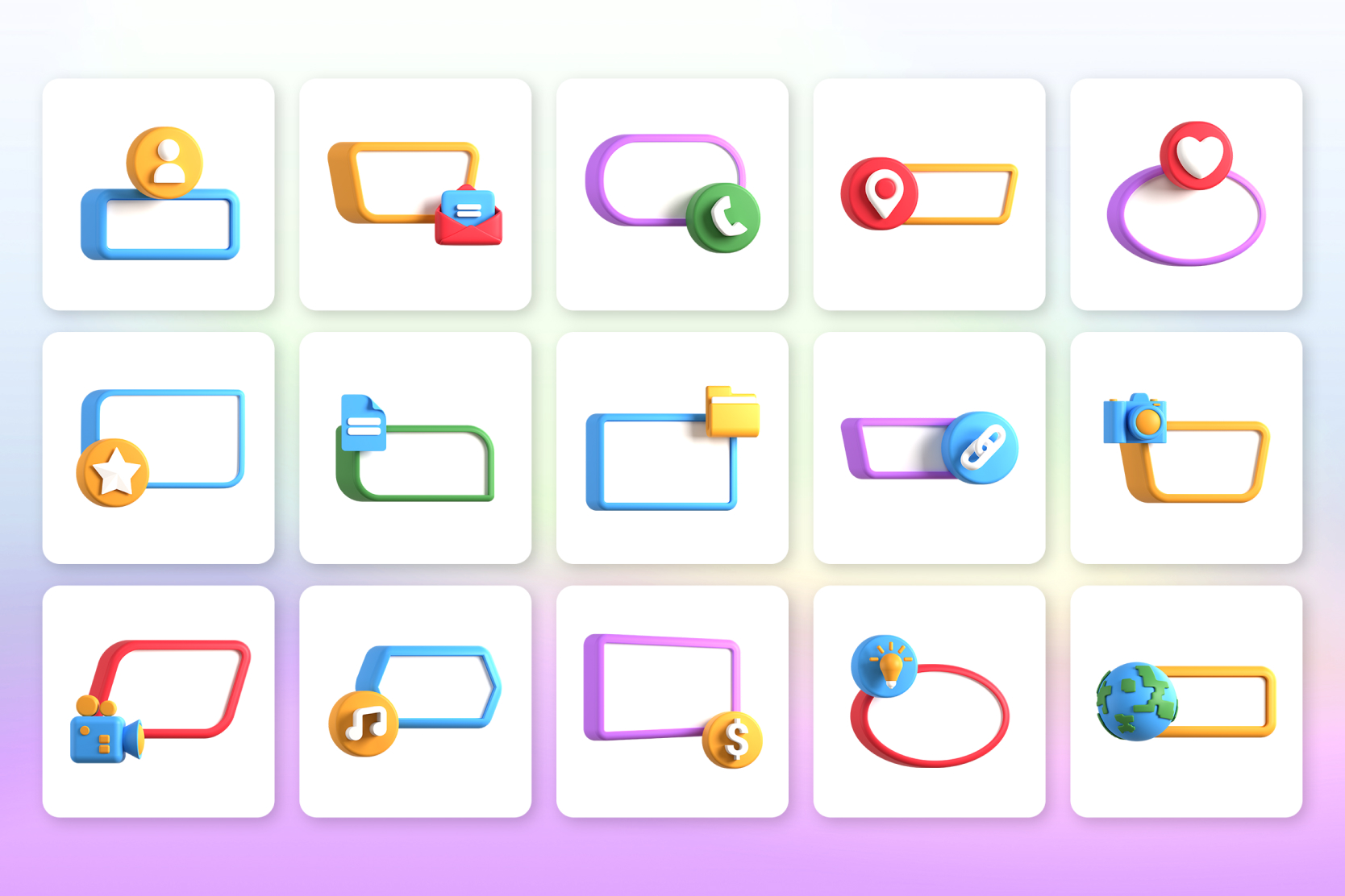 Pack custom mockup 6 - Empty Text Box