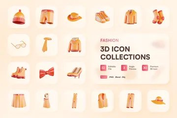 ファッション 3D Iconパック