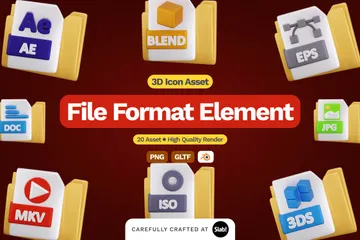 File Format 3D Icon Pack
