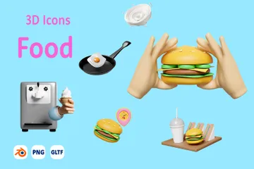 Food 3D Icon Pack