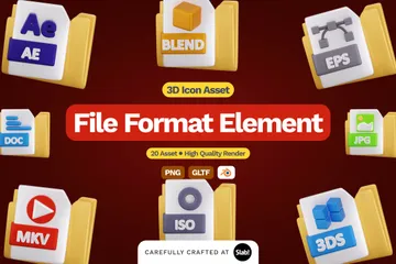 Format de fichier Pack 3D Icon