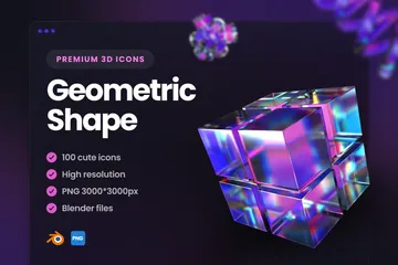 Forme géométrique Pack 3D Icon