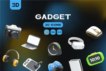 Gadget Pacote de Icon 3D