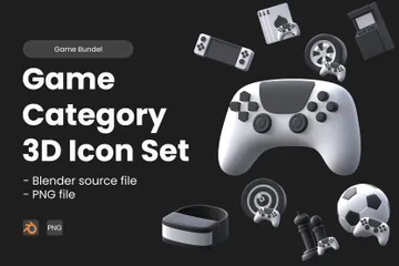 Game Category 3D Icon Pack