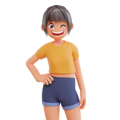 Girls Pack 1 3D Illustration Pack