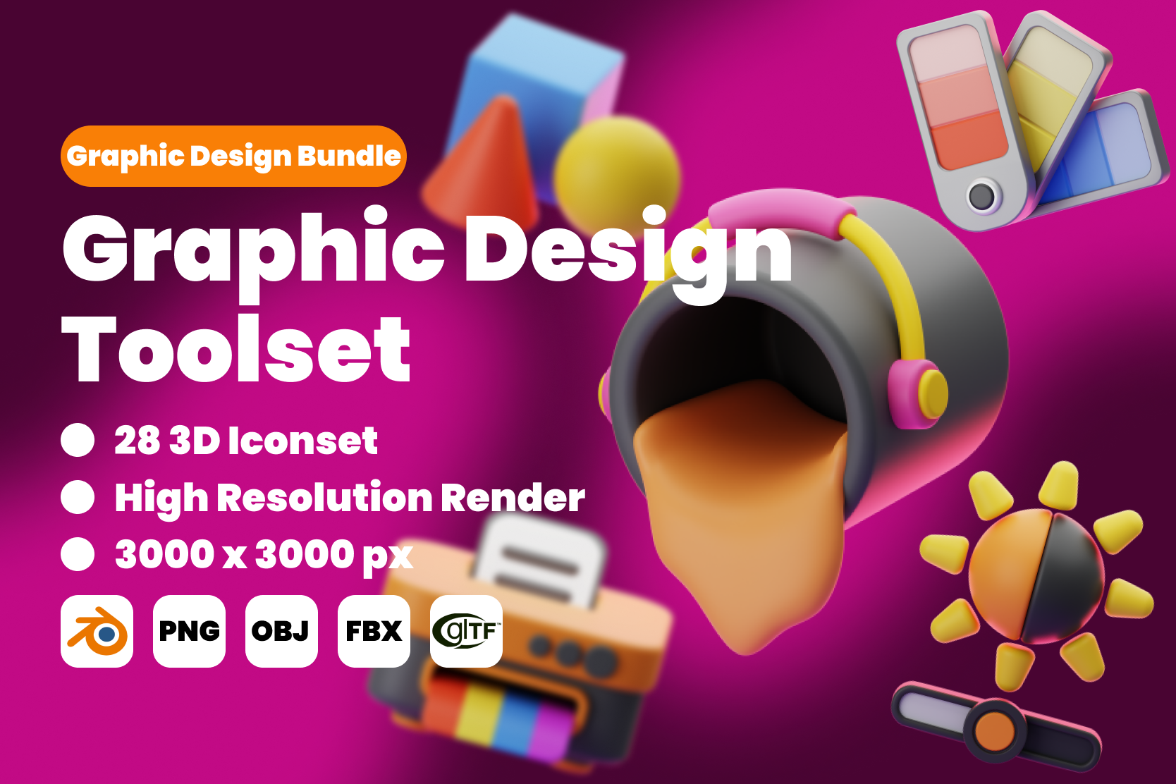 Pack custom mockup 1 - Graphic Design Toolset