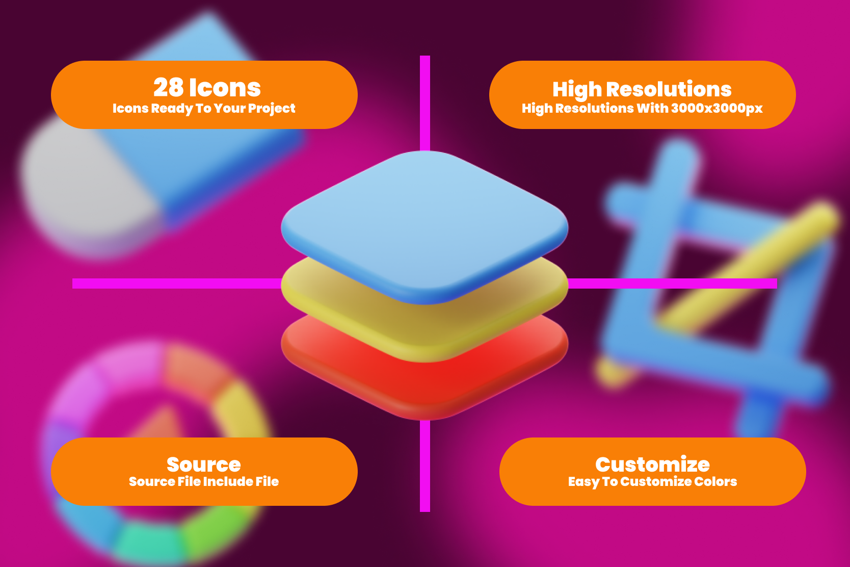 Pack custom mockup 2 - Graphic Design Toolset