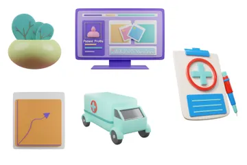 Healthcare Department 3D Icon Pack
