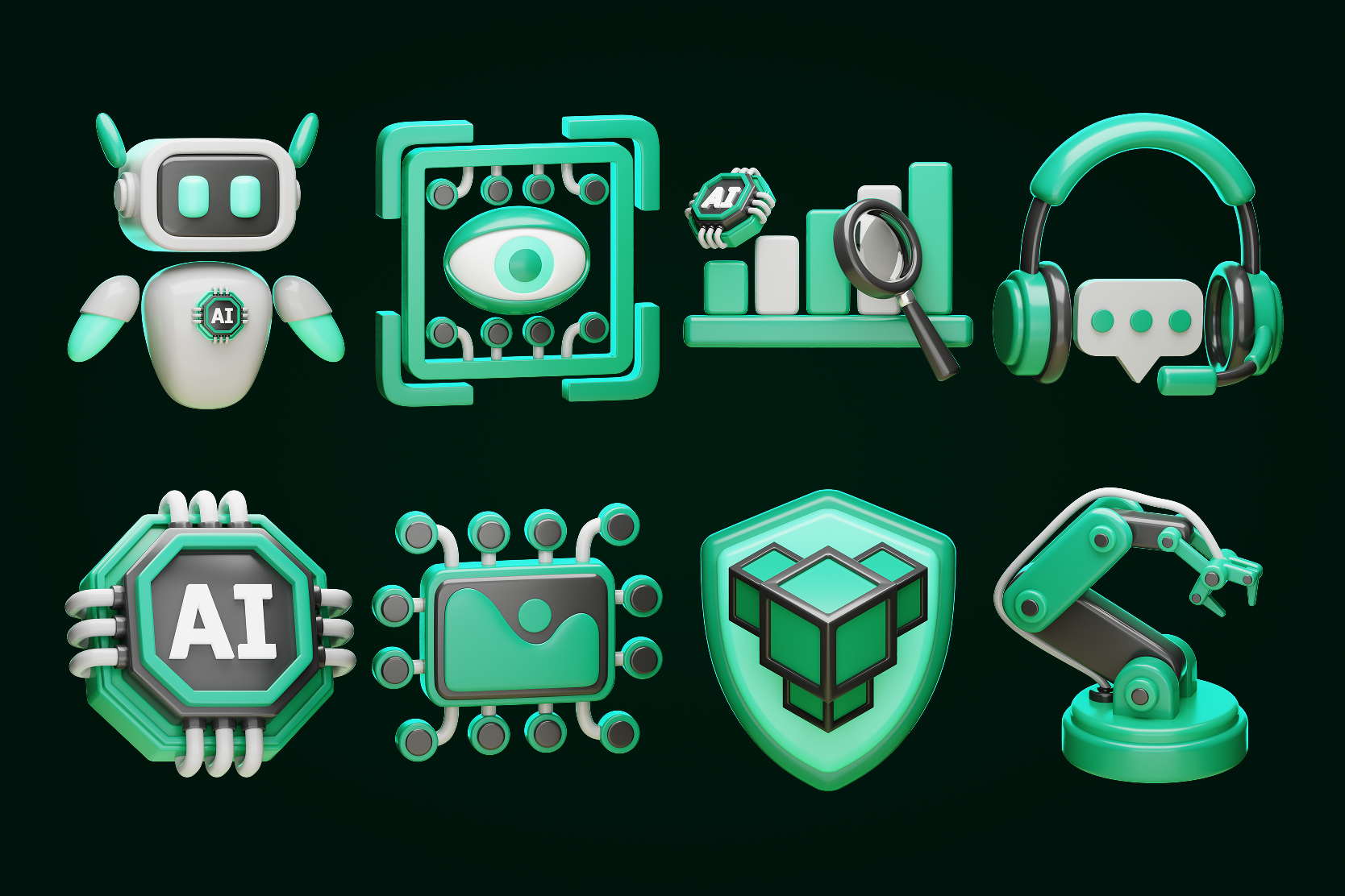 Pack custom mockup 3 - inteligencia artificial