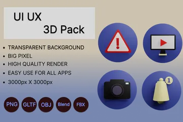 Interface de usuário Pacote de Icon 3D