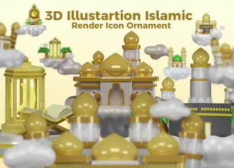 Islamisch 3D Icon Pack