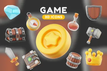 Jeu Pack 3D Icon