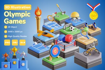 Jeux olympiques Pack 3D Icon