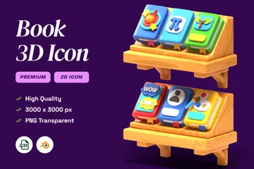 Libro Paquete de Icon 3D