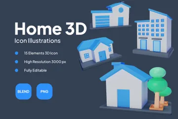 Maison Pack 3D Icon