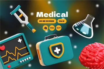 Medical 3D Icon Pack