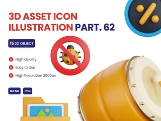 Miscellaneous 3D Icon Pack