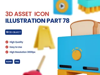 Miscellaneous 3D Icon Pack
