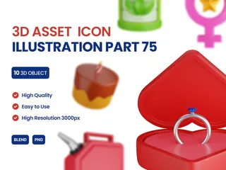 Miscellaneous 3D Icon Pack