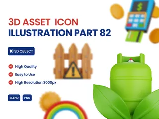Miscellaneous 3D Icon Pack