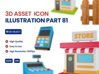 Miscellaneous 3D Icon Pack